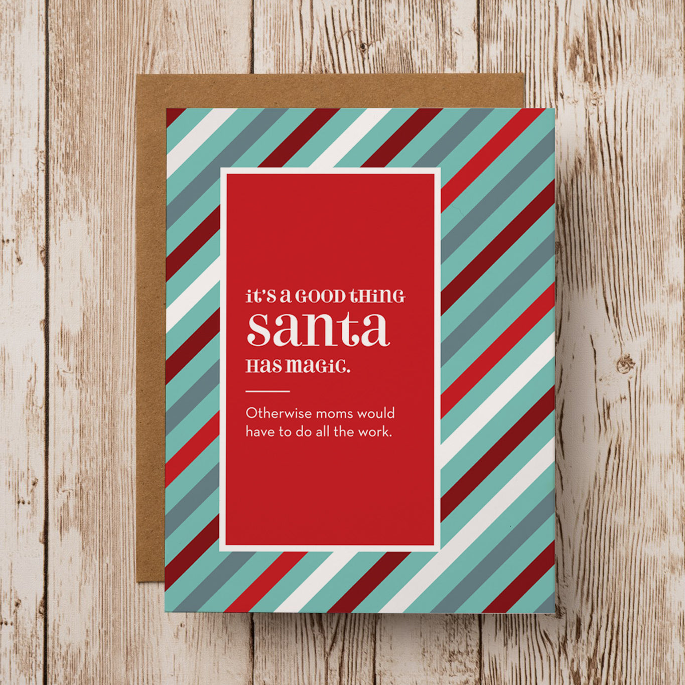 Santa Magic Greeting Card