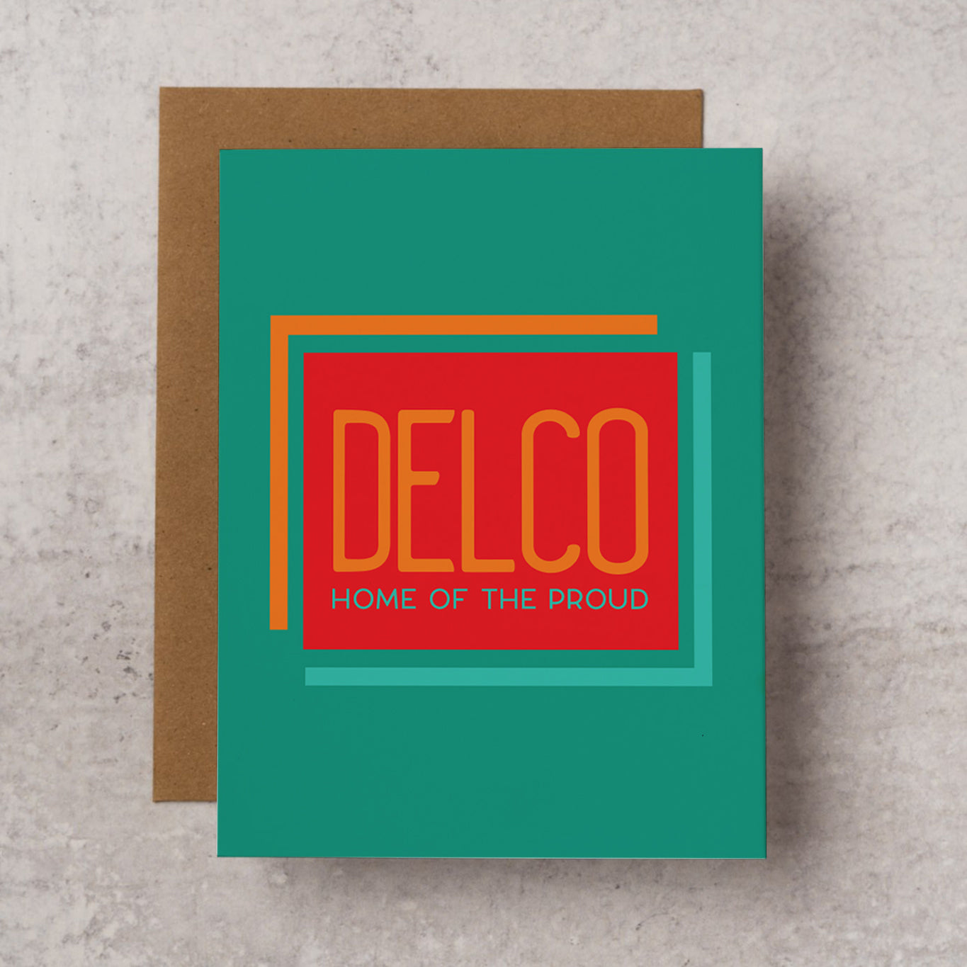 Delco Proud Greeting Card