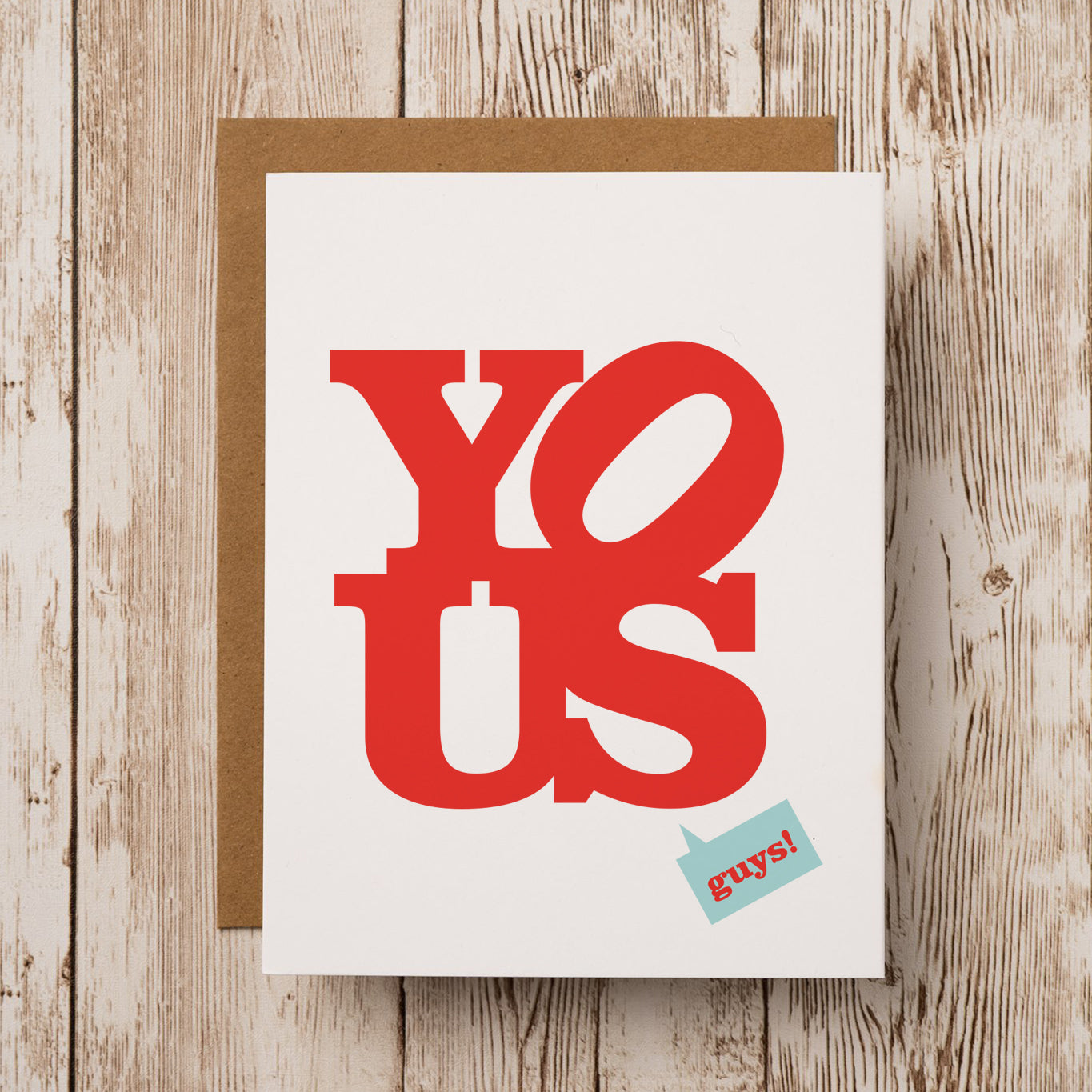 Yous Guys! Philly Greeting Card