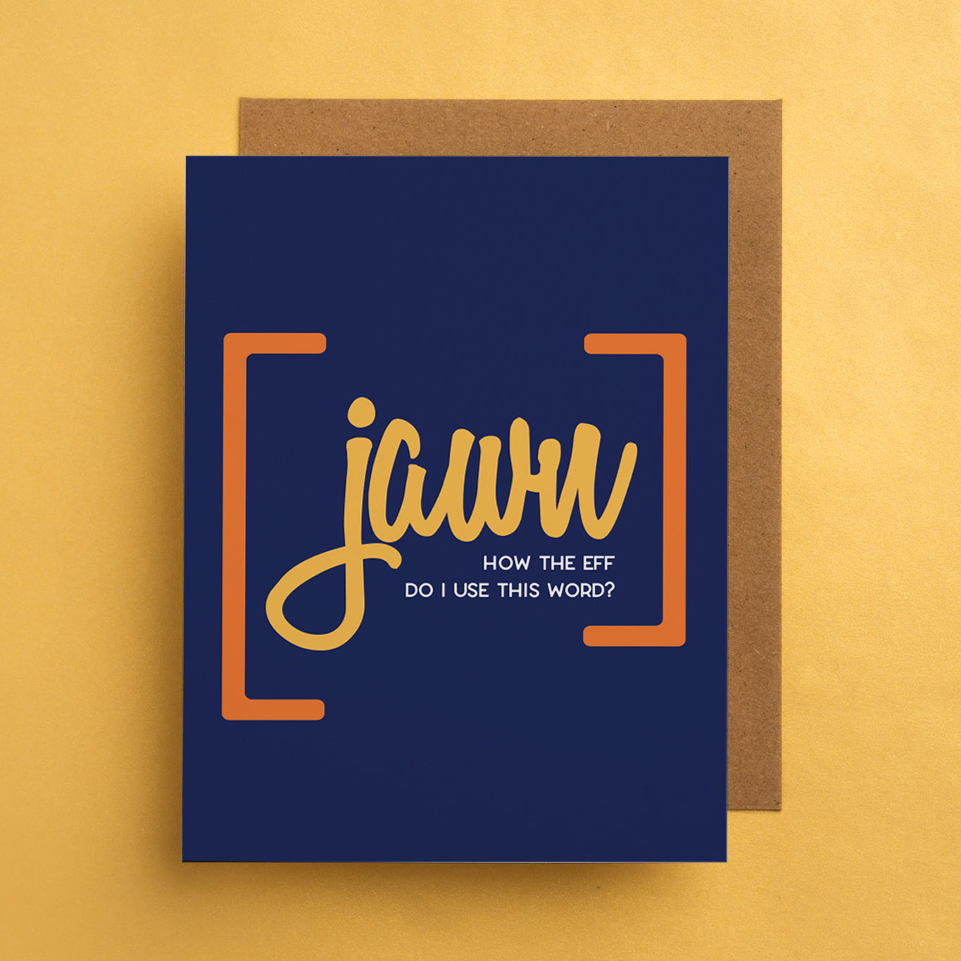 Philly Jawn Greeting Card
